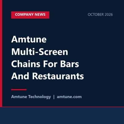 Amtune Multi-Screen Chains For Bars And Restaurants