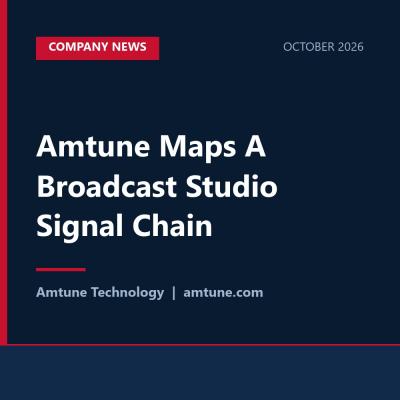 Amtune Maps A Broadcast Studio Signal Chain