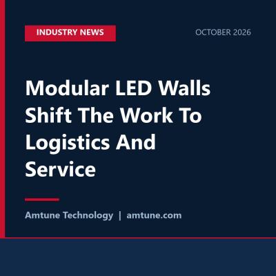 Modular LED Walls Shift The Work To Logistics And Service
